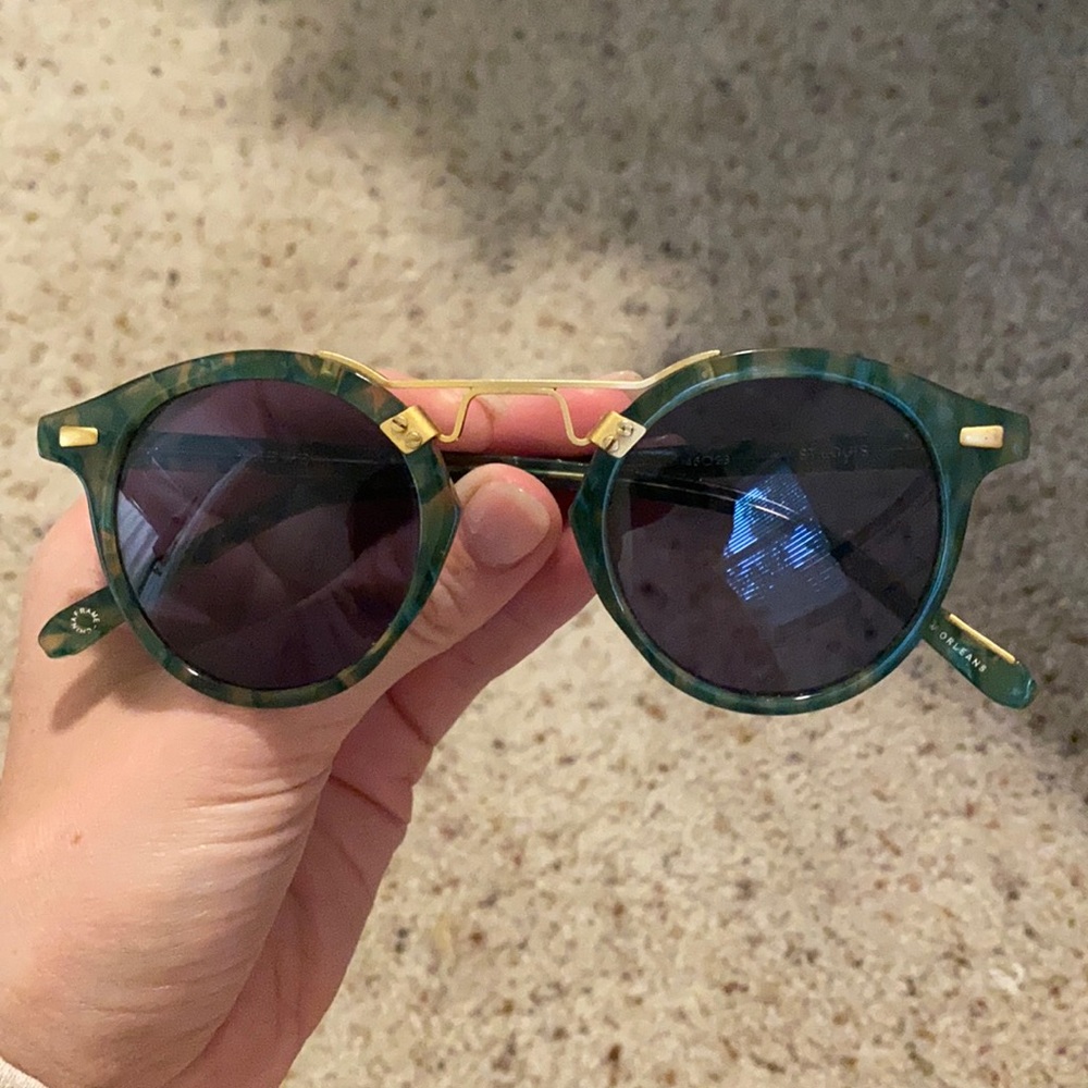Green & Gold Krewe Sunglasses